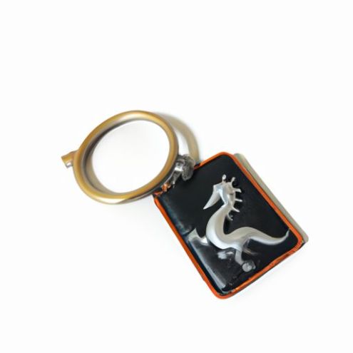 Pocket 100% Real Leather Key anime dragon Holder Keychain Custom Wholesale Compact Smart