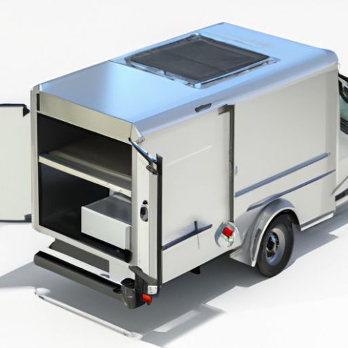 Van Box Truck Freezer Resfriamento de alimentos congelados caminhão congelador para sorvete carne vegetal Howo 5t refrigerado