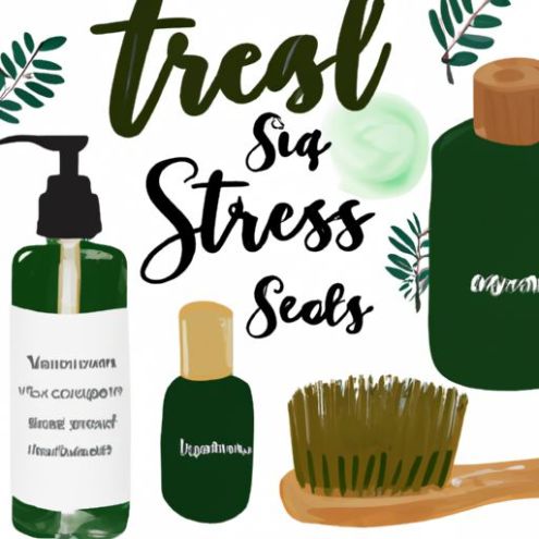 Natural Body Care Brush Away Stress massage essential customize service Massage Oil 100%