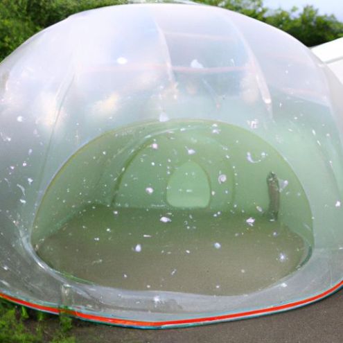 clear camping bubble tent Outdoor transparent family tunnel camping inflatable