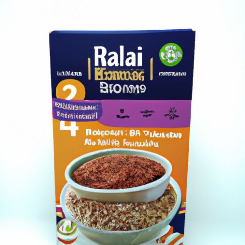 HALAL Organic Brown Rice Instant 24 tins Cereal for 6-12 Month Olds Low-Salt Malaysia Nutrient-Packed Breakfast for Babies Premium