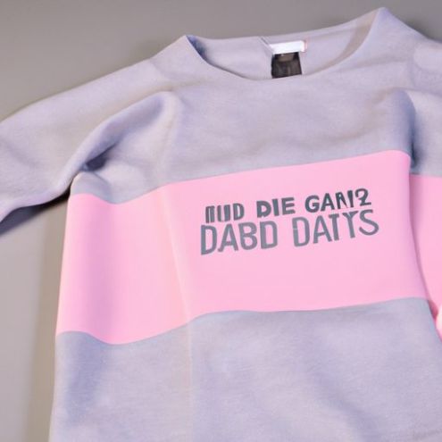 DAD'S GUY Katun Musim Semi Musim Gugur Anak-anak Bayi Perempuan Pakaian Bayi Laki-laki Perempuan Balita Kaus Netral 1 Buah Label Pribadi