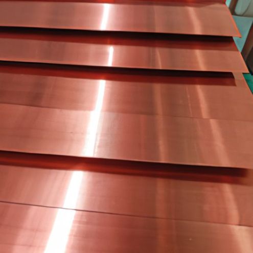 Plaques 3 mm 5 mm 20 mm d'épaisseur 99,99 pour cent pour la construction de bâtiments Feuille de cuivre T2 4×8 pieds fournisseur de cuivre Ventes en gros Cathodes de cuivre