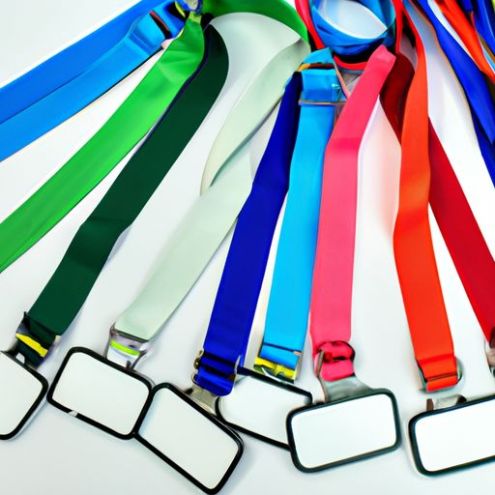 Porte-badges couleurs assorties Col haut logo Polyester Cordon de qualité pour identification