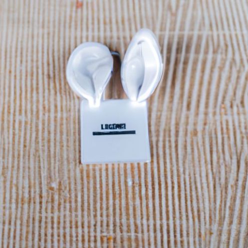 Etiqueta de orelha de coelho para equipamentos de venda a granel, etiquetas auriculares personalizadas pequenas