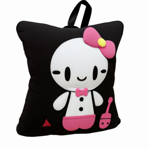 Toys My Bag Melody Kuromi Adjustable toy pillow Anime Plush Backpack For Girl Top Sales Cartoon Soft