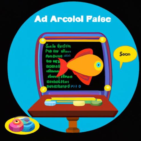 educatieve software Origineel spel Platform arcade vistafelgamen met een