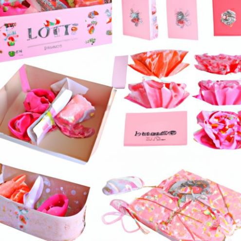 Caixa de pacote de flores embalagem de jóias brincos colar pulseira sacos caixas 2022 conjunto atacado fantasia rosa deslizante