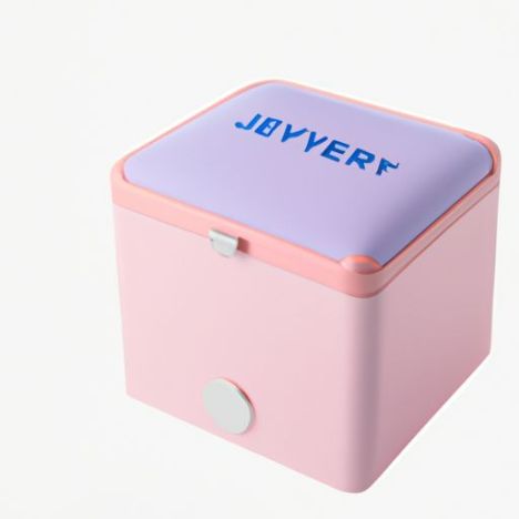 Juweliers Joyero Sieradendoos Roze Blauw mini aangepast logo reisorganisator Display Reiskoffer Dozen Knop Lederen doos 2022 Draagbare PU-opslag Rits