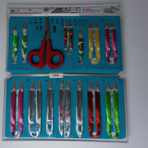 Toolstravel terno concisão tesoura portátil para kit de costura multifuncional conjunto de 58 peças DIY Thread Needlework Costura