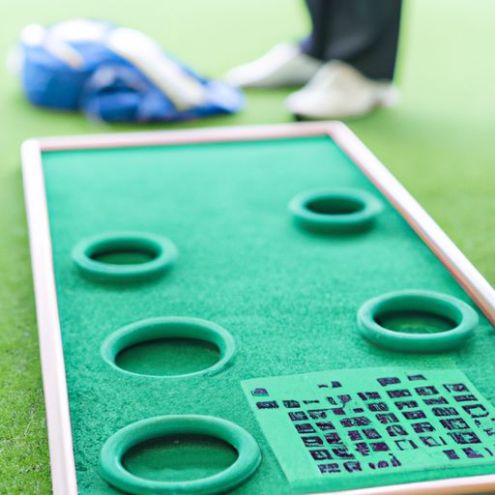 Alat Pelatihan Golf Puting Mat Mengemudi putting green mat golf putting Trainer Putter Practice Pad Golf Puting Trainer