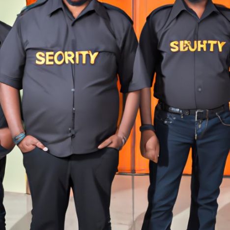Sicherheitsbeamte-Uniform, klassische Sicherheitskleidung, Flughafen-Sicherheitsbeamte-Hemden, 100 % Polyester-Sicherheits-Poloshirt, am besten