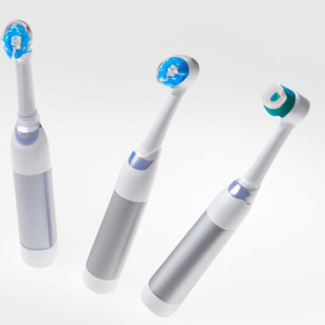 فرشاة أسنان كهربائية بديلة لرأس فرشاة الأسنان مع 2 فرشاة أسنان بديلة تعمل بتقنية سونيك وفرشاة أسنان كهربائية قابلة لإعادة التعبئة