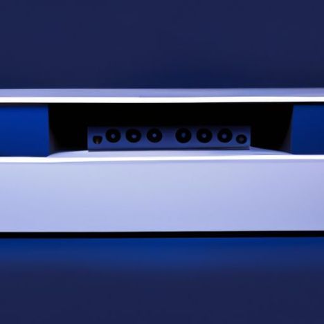 Soundbar gigi Sistem suara surround bawaan tv Subwoofer Home theater TV Sound bar 2.1 Saluran Biru