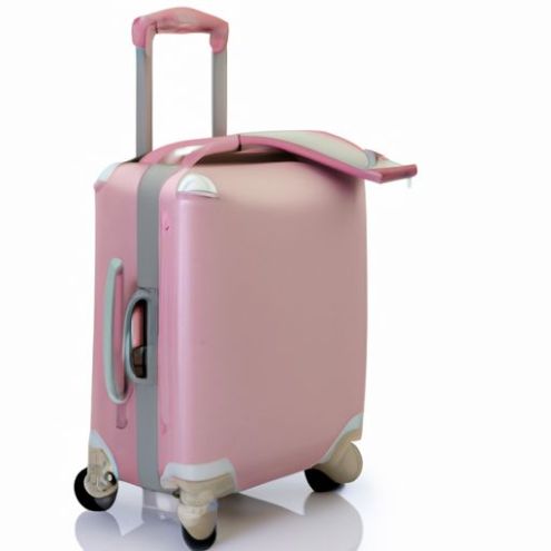 Bag Ride on Suitcase Kids wet separation Rolling Luggage Case Women Polyester Spinner Poly Bag,carton CT563 Multifunctional Children Trolley