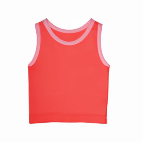 Pamuklu Kız Çocuk Yelek Kolsuz T düz kolsuz bluz Gömlek Erkek Tank Top Yaz Toptan Özel Logo Boş