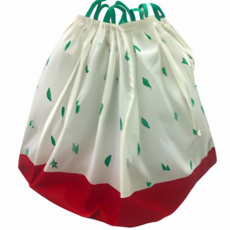 Bolsas de regalo de compras calientes Eco 2023 de Navidad con cordón de tela al por mayor reutilizables no tejidas