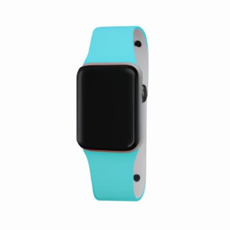 حزام ساعة لساعة Apple 40 مم 41 مم 44 مم من السيليكون الرياضي المتوافق مع سلسلة iWatch