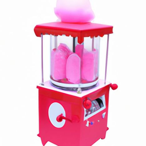 آلة حلوى للأطفال أوتوماتيكية بالكامل-آلة بيع حلوى القطن-آلة بيع الزهور الصغيرة آلة القطن القطن الأوتوماتيكية