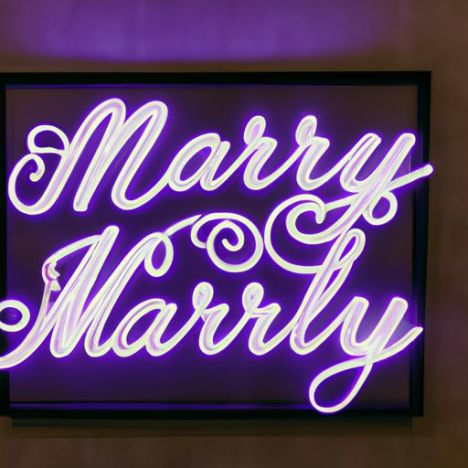 Wedding Wall Decor Gift Party acrylic background Engagement Personalized Led Neon Lights Signs for Party Home Light Custom Marry Me Neon Sign for