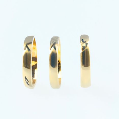 Pürüzsüz Gümüş 925 Çift Sevgilisi yüzükleri 18k altın kaplama paslanmaz Yüzük Klasik Ins Stil Yüksek Cilalı