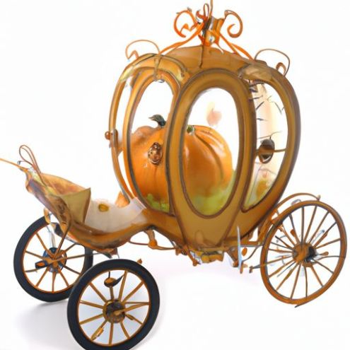 carruagem de abóbora cinderela vida maratona tamanho carruagem carruagem de cavalo cinderela carrinho de casamento de luxo de alta qualidade decorativo