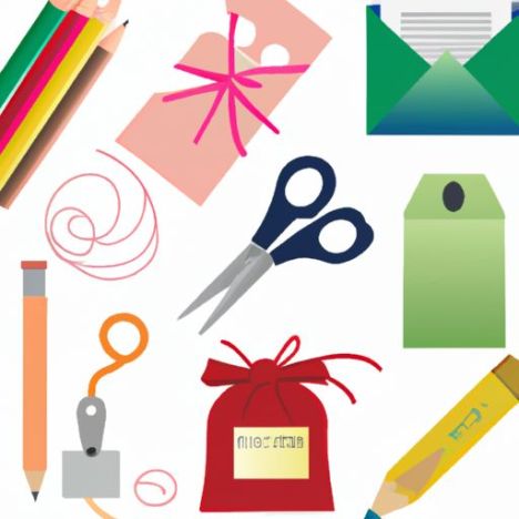 Gift Kit Desktop Supplies Set DIY cartoon pencil Hand Account Making Tools Stationery Set School Home Stationery