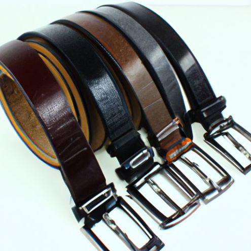 Cinture da uomo d'affari in pelle di mucca Cintura in pvc trasparente Cintura con fibbia in lega di cuoio PU Cintura promozionale di lusso completamente regolabile