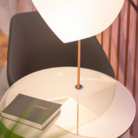 Lampada da tavolo portatile ricaricabile con luci per libri di lusso per ristorante in sala libri. Ufficio moderno e minimalista di buona qualità, di grandi dimensioni