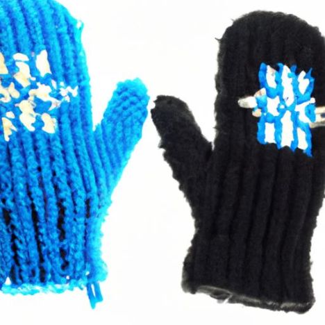 Touch Acryl Winter-Strickhandschuhe mit individueller Farbe und Fäustlinge für Erwachsene – Kaufen Sie Strickhandschuh, Screen Touch Glove, Winter G Schneeflockenmuster Screen