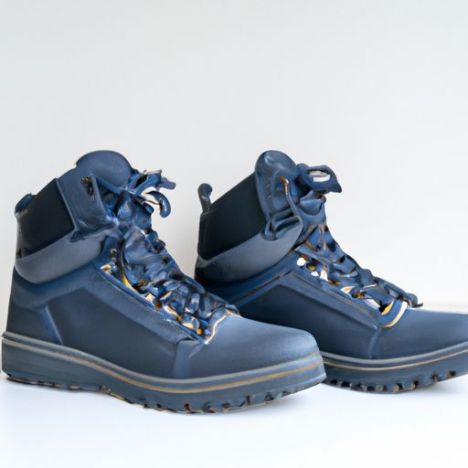 botas de couro à prova d'água e respiráveis, botas de caminhada de combate com cadarços para homens, sapatos casuais 2022