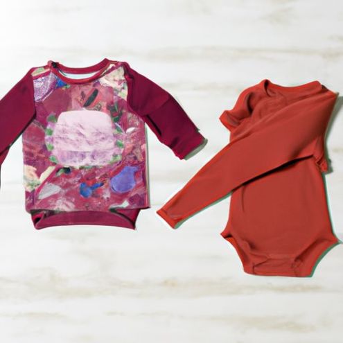 Old Autumn Infant Top Newborn Fashion Sweatshirt Langarm Baumwollshirt Baby Mädchen Kleidungssets 66077 0–3 Jahre