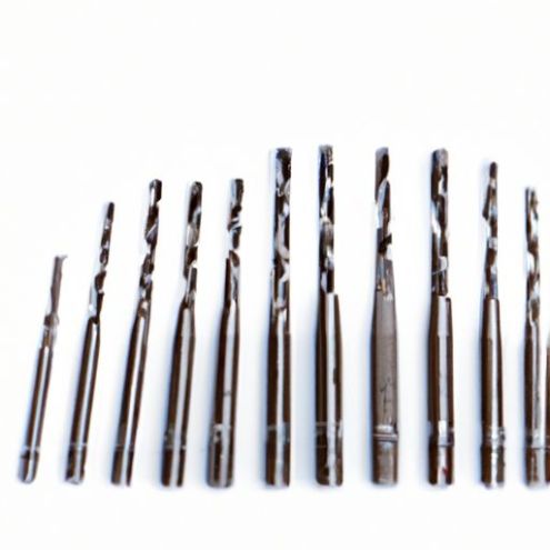 Set Mayitr HSS Mini Extractor Drill vmd Bitkopf mit großem Durchmesser Bit 1/1,5/2/2,5/3 mm für Metall Holz Aluminium Bohrwerkzeuge 50 Stück Titanbeschichtete Bohrer Bits