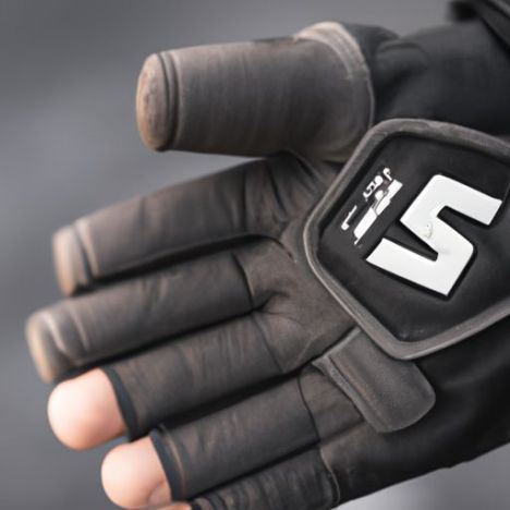 Gants de combat en cuir à double verrouillage avec logo personnalisé, gants tactiques d'extérieur pour hommes à écran tactile, protection des équipements de sécurité