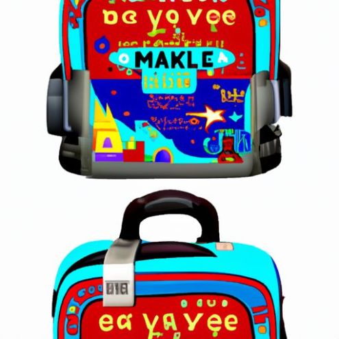 Stampa personalizzata per studenti 14 bambini Borse da scuola per bambini in nylon pollici Zaino con ruote per adolescenti Designer New Style