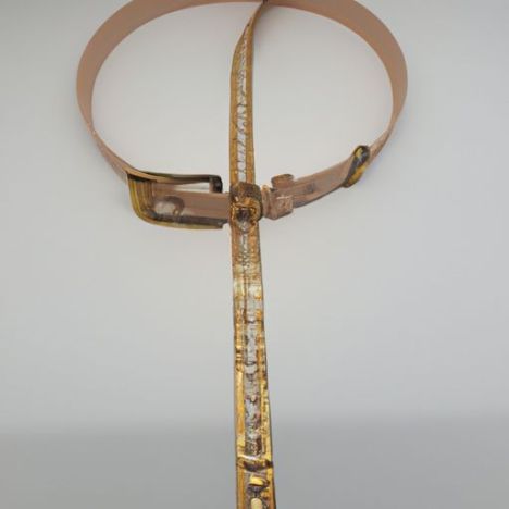 Cinturón de metal flaco con nudo dorado, hebilla automática de metal, pretina de diseñador, cinturón de cadena de metal elástico para vestido, gran oferta, dorado