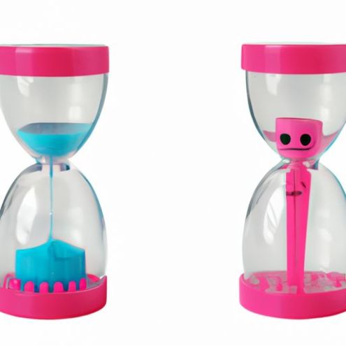 toothbrush holder Bathroom Children's brushing timer sand timer glass hourglass 3 minutes time creative decoration Cartoon hourglass and timer